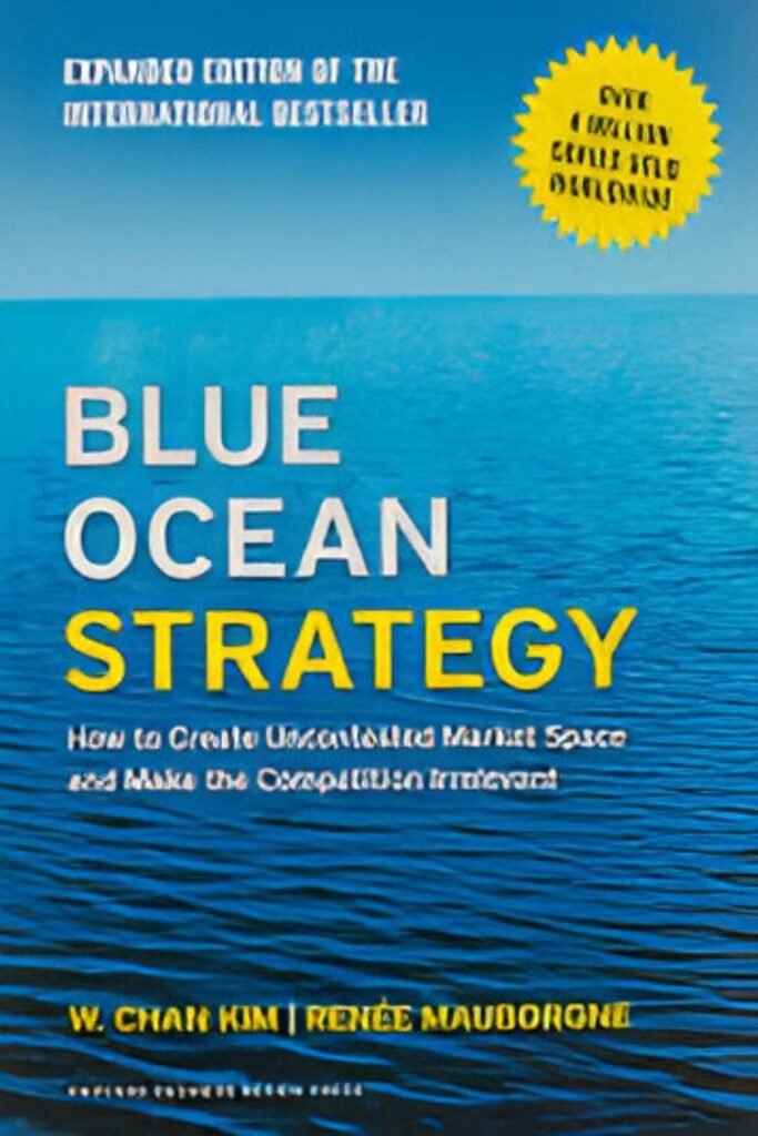 cover page of Blue Ocean Strategy by W. Chan Kim and Renée Mauborgne