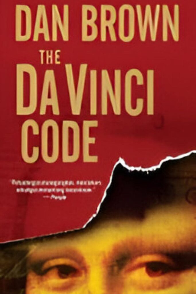 cover page of The Da Vinci Code by Dan Brown