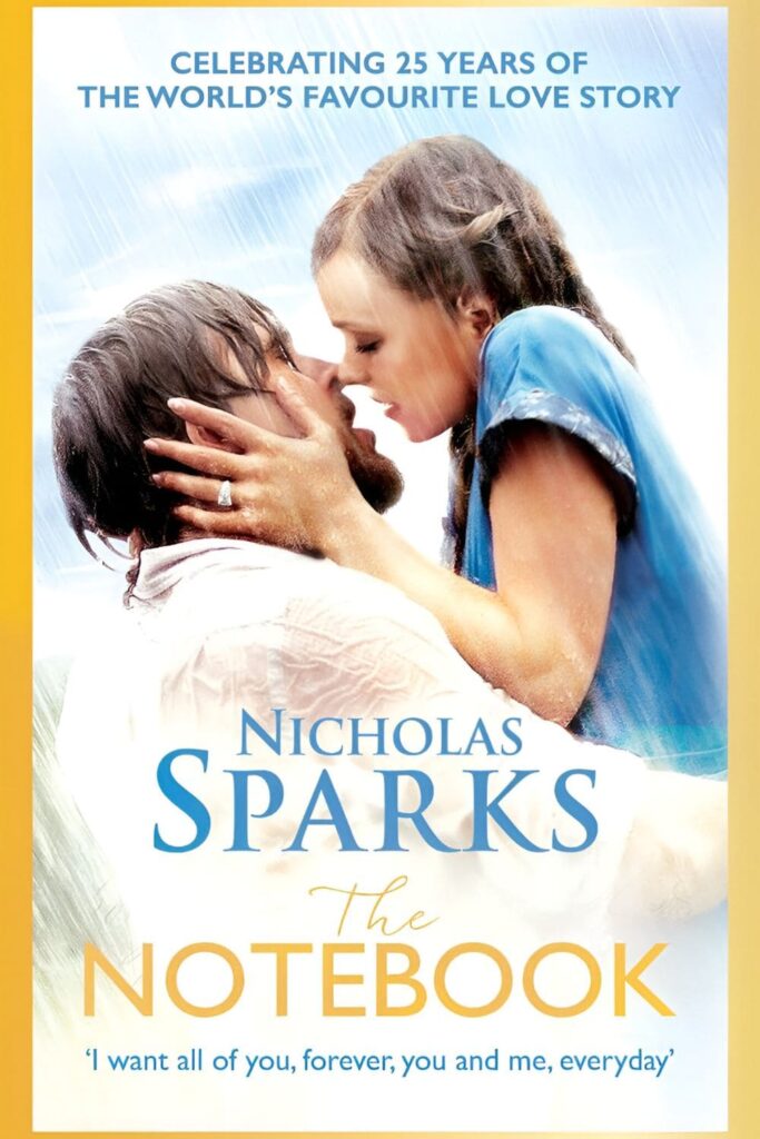 cover page of The Notebook by Nicholas Sparks