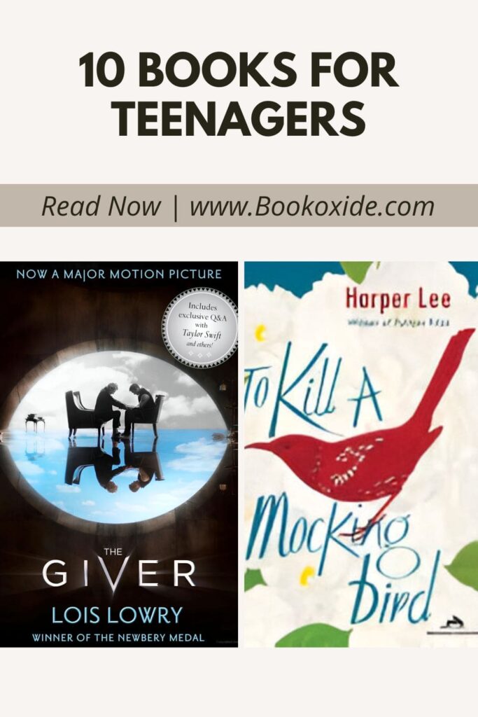 10 Books for Teenagers pin