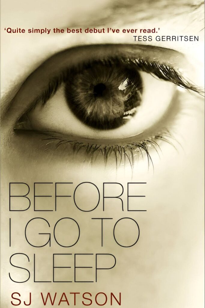 Cover of Before I Go to Sleep by S.J. Watson