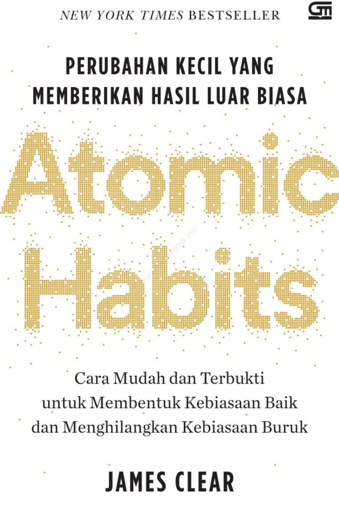 Cover page of Atomic Habits by James Clear