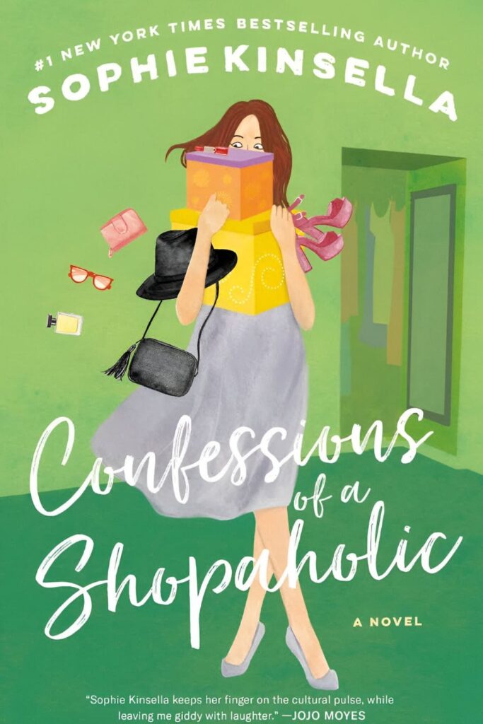 Cover page of Confessions of a Shopaholic by Sophie Kinsella