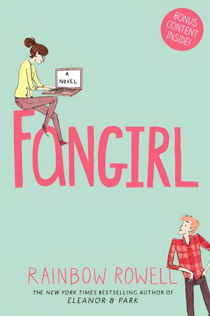 Cover page of Fangirl by Rainbow Rowell