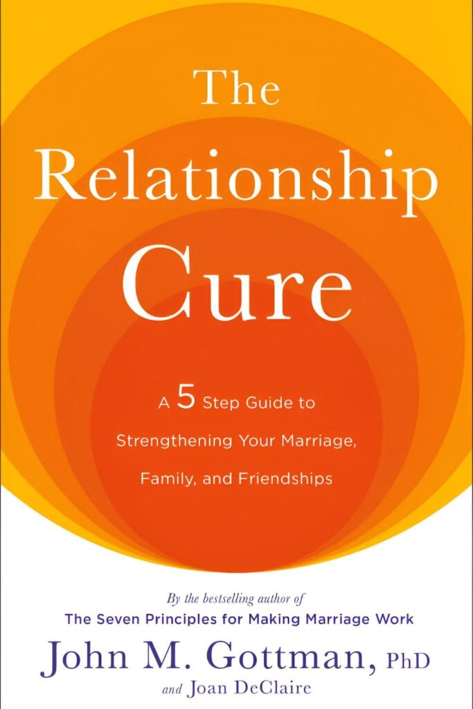 Cover page of The Relationship Cure_ A 5 Step Guide to Strengthening Your Marriage, Family, and Friendships by John Gottman