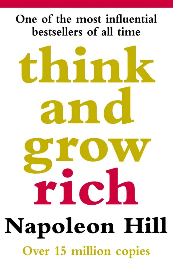 Cover page of Think and Grow Rich by Napoleon Hill