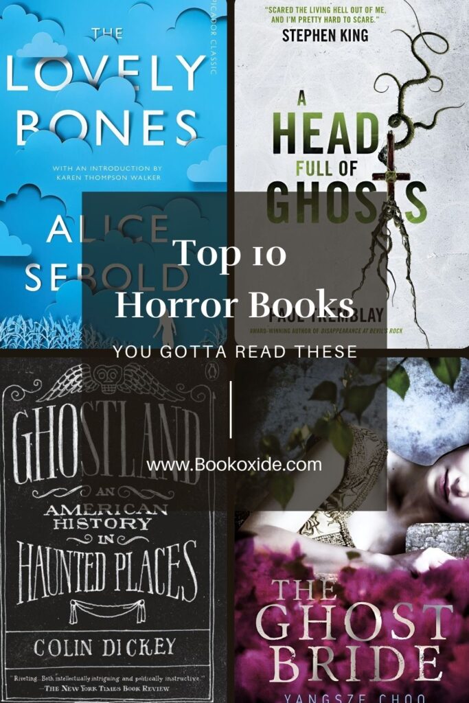 Pin of horror books