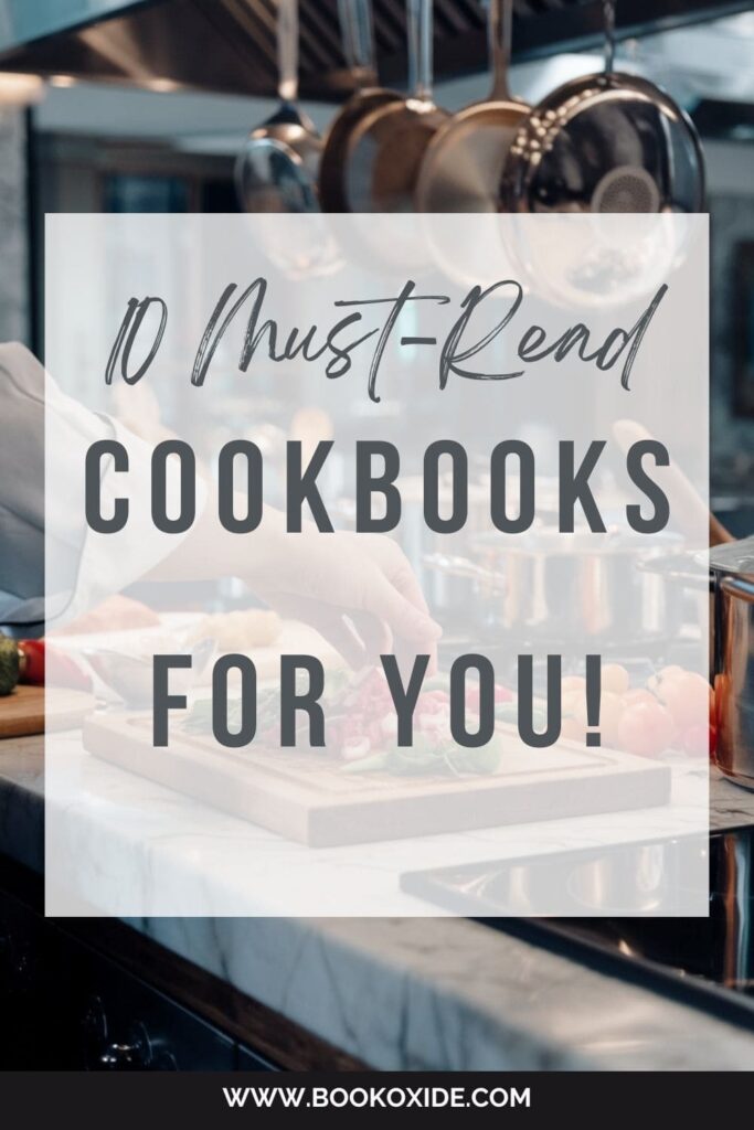 Pin of must-read cookbooks