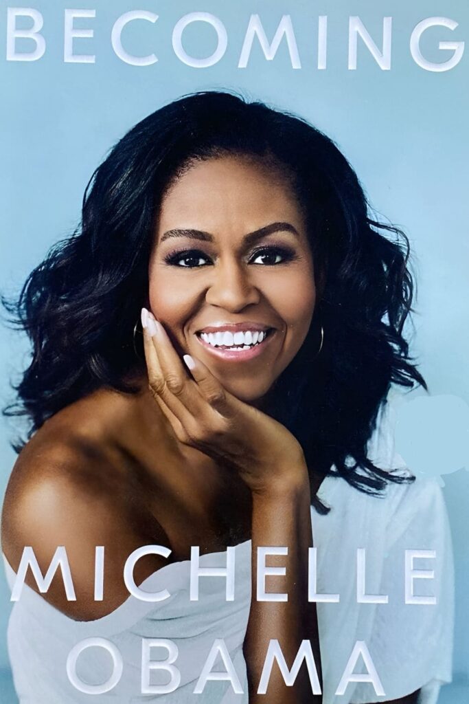 cover page of Becoming by Michelle Obama