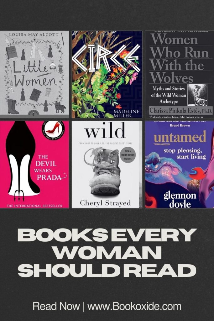 Books Every Woman Should Read pin