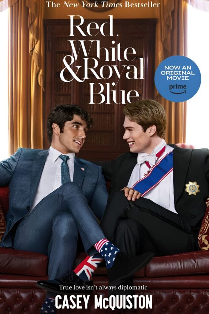 Cover Page Of Red, White & Royal Blue by Casey McQuiston