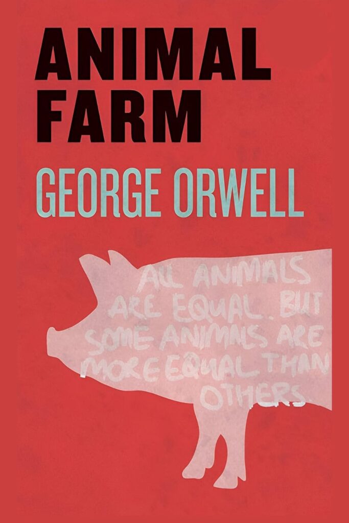 Cover page of Animal Farm by George Orwell