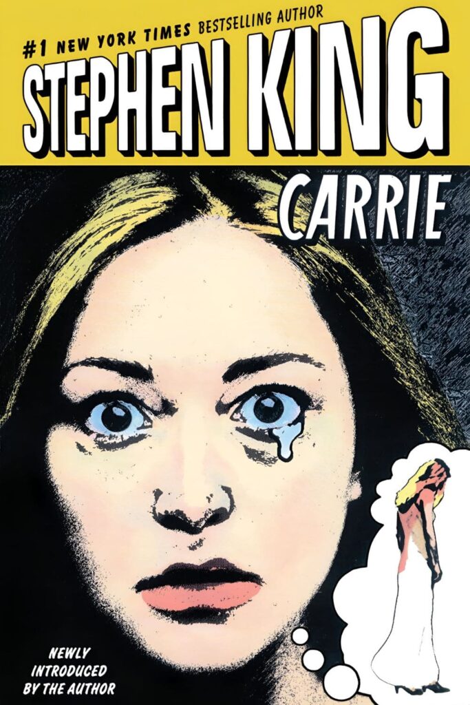 Cover page of Carrie by Stephen King