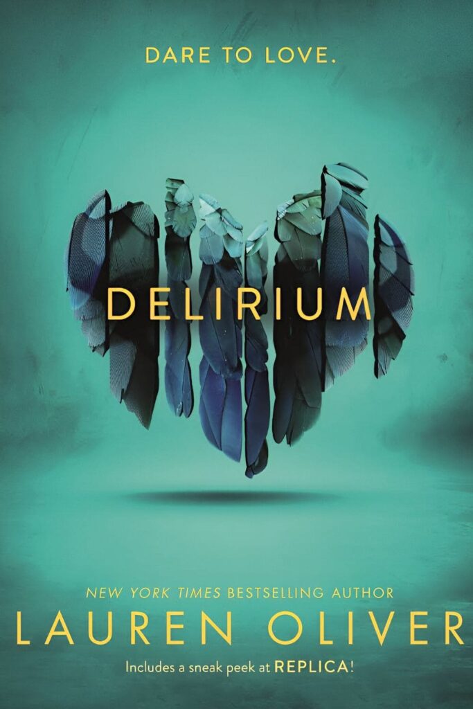 Cover page of Delirium by Lauren Oliver