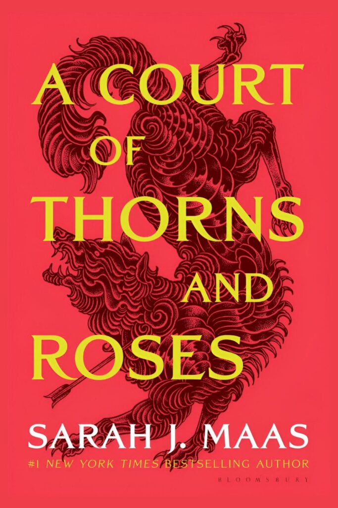 Cover page of _A Court of Thorns and Roses_ by Sarah J. Maas