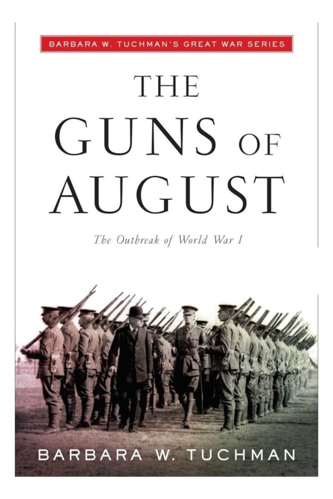 The cover of The Guns of August by Barbara Tuchman