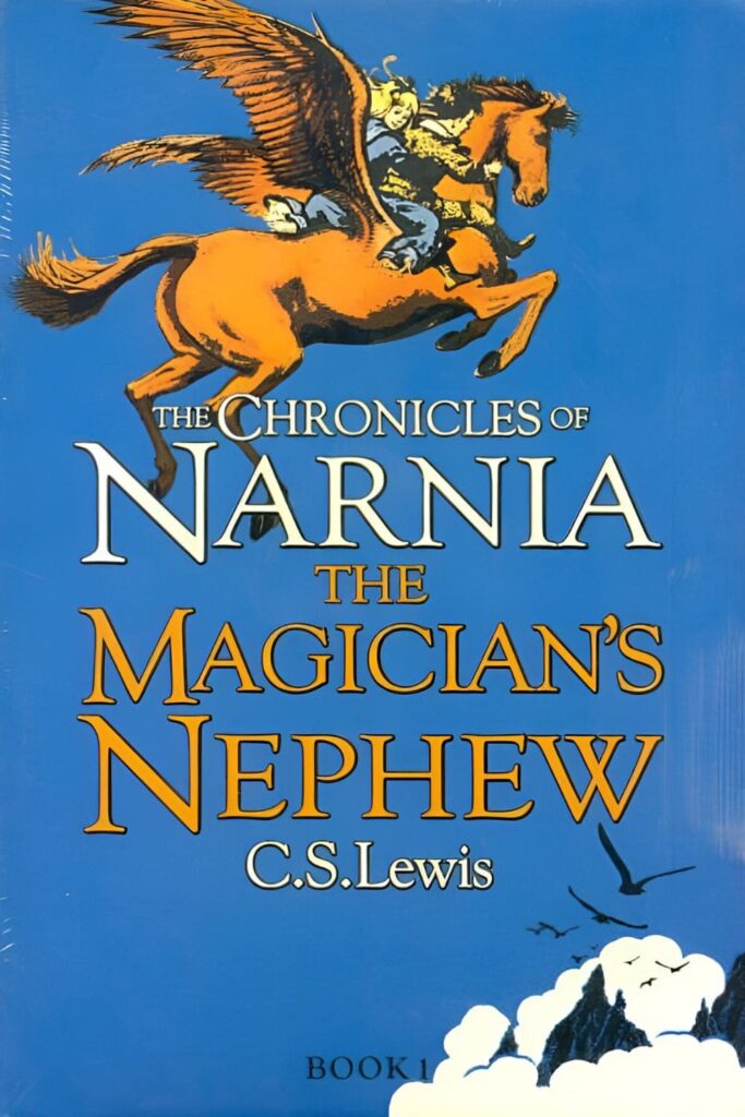 The cover of The Magician's Nephew by C.S. Lewis