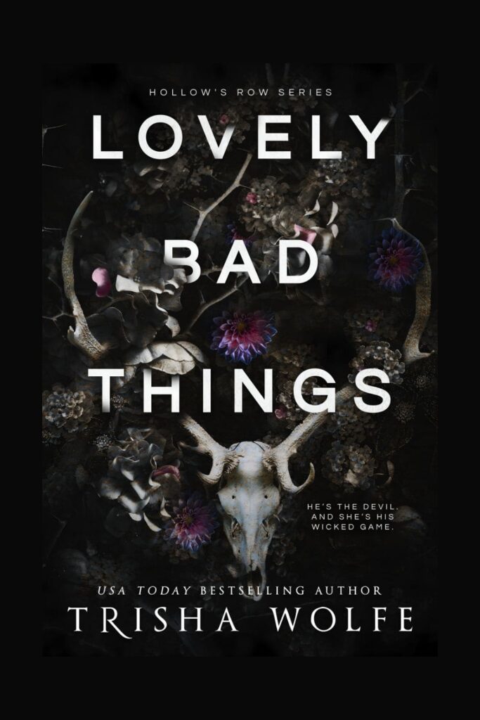 The cover of lovel bad things by trisha wolfe