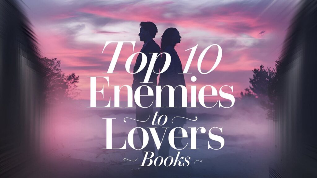 Image with text layout Top 10 Enemies To Lovers Books