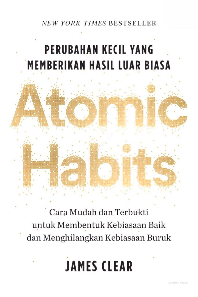 Cover Page Of Atomic Habits by James Clear