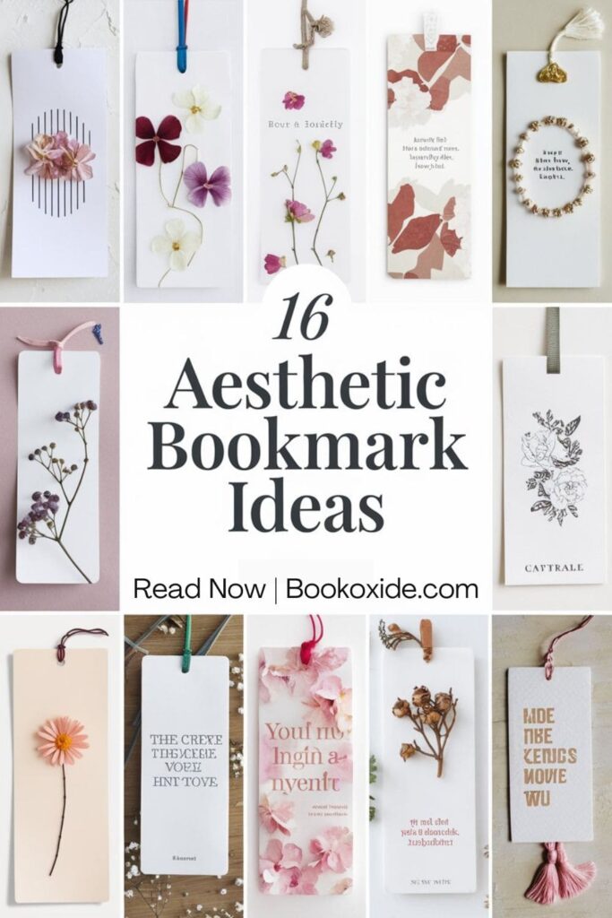 16 Aesthetic Bookmark Ideas Pin